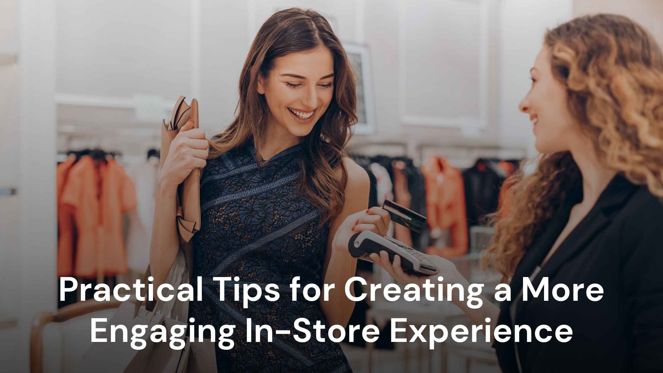 Interactive digital signage display for enhancing in-store experience.