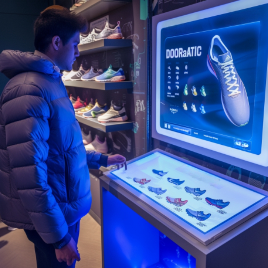 Retailr - Kiosk WIth Lift and Learn