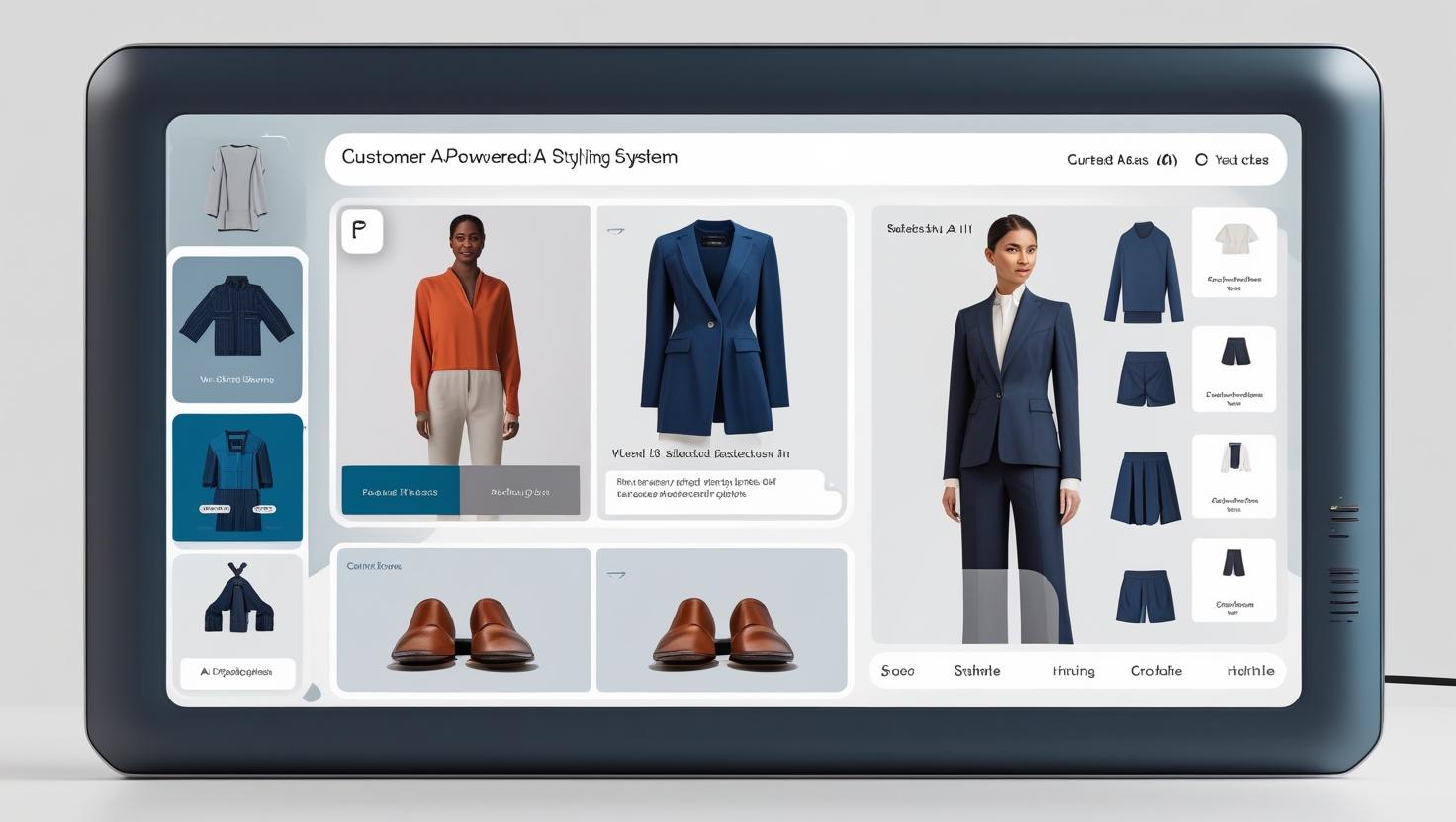 AI-Powered Styling: Our system, drawing inspiration from retailr.ai's personalization engine, suggests complementary items, accessories, and curated outfit ideas based on the garments currently being tried on and the customer's preferences.