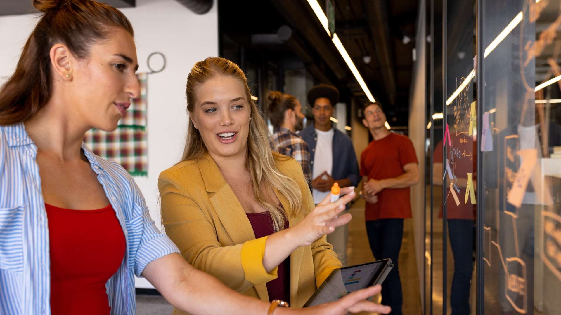 Retail digital signage promoting a flash sale at store entrance