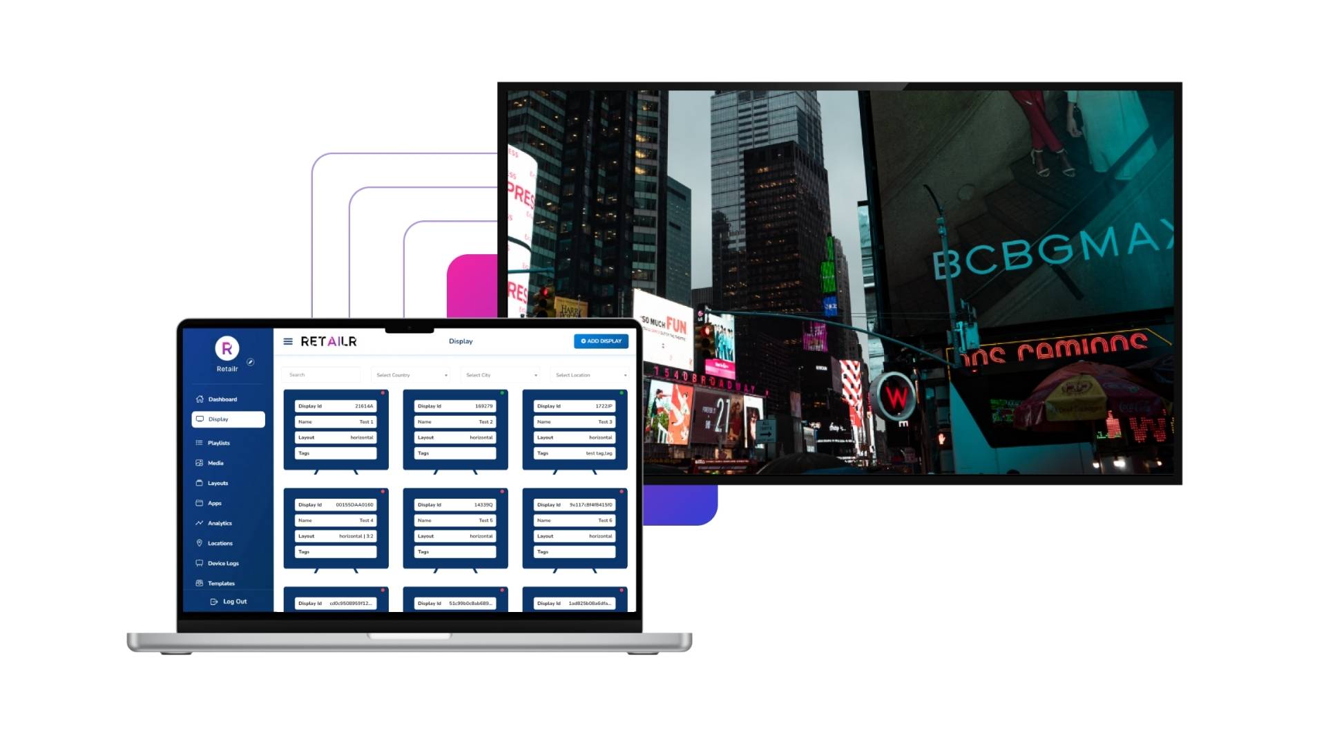 Customize the Screen Layout in Digital Signage Easily