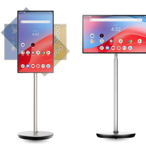 Retailr x GTUOXIES 32" Portable Smart 4K Touch Display with Built-in Battery & Adjustable Stand