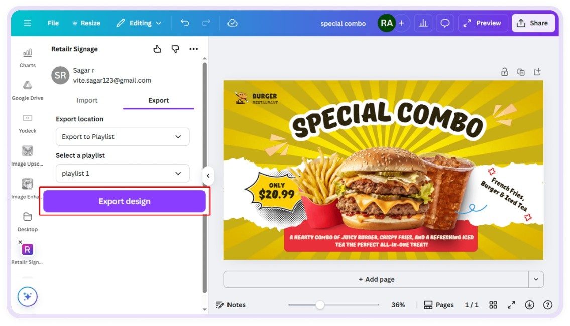 AI Content & Menu Automation
