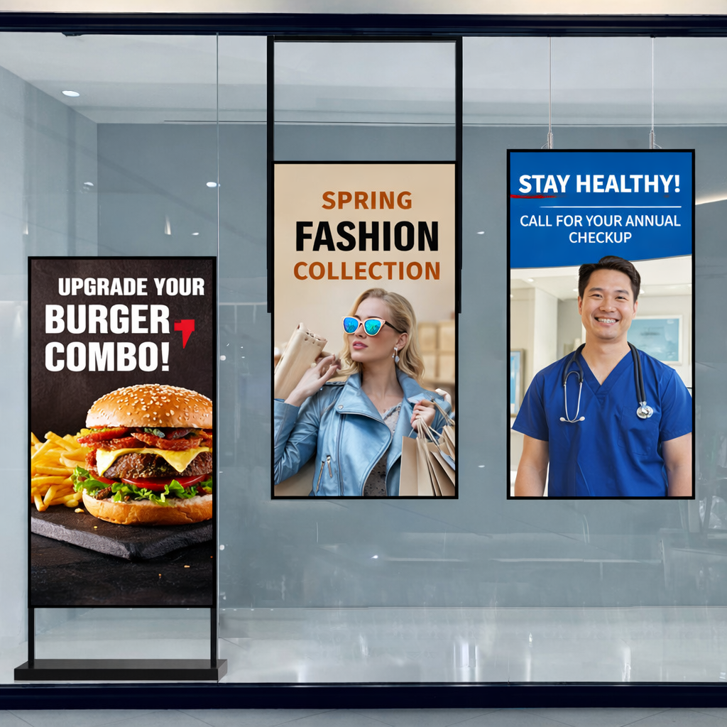 window display signage solution