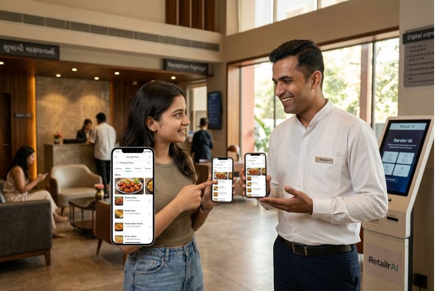How does Google use AI to transform menu photos into listings