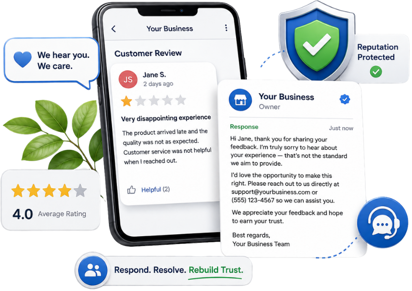 Yes, please search the web for negative review responses.