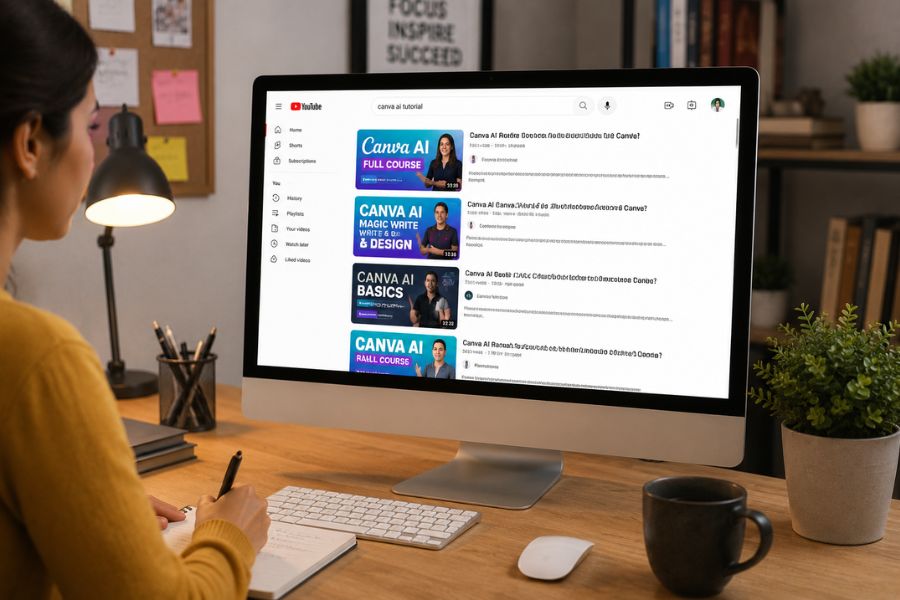 What are the best YouTube channels for Canva AI