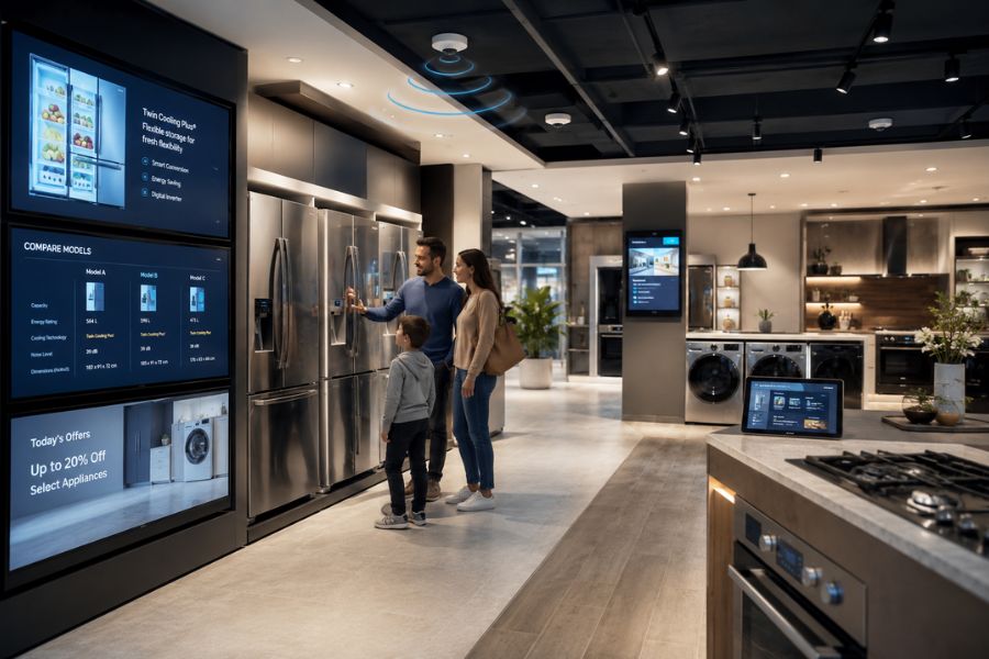 Appliance Showroom Tech Integration with Retail AI